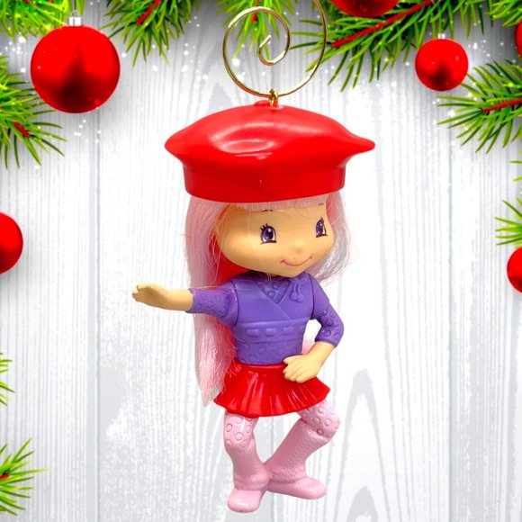 Strawberry Shortcake Crepes Suzette 3.5" ONE OF A KIND Christmas Tree Ornament - Picture 2 of 3
